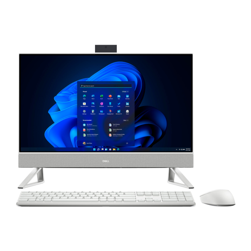 thumbnail image 2 of Dell 2023 AIO Inspiron I5420 All-in-One Desktop 23.8" FHD IPS Touch 10 Core Intel Core I7 1355u Iris Xe Graphics 16gb Ddr4 1tb Nvme Ssd Rj45 2xhdmi We 2 of 14