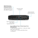 HP Elite Mini 800 G9 Desktop (5M9M9EA) i5-13500-4.8GHz, 16GB, 512GB SSD, WINDOWS 11 PROFESSIONAL, INTEL UHD 770 GRAPHICS, BLACK, 1 YEAR WARRANTY