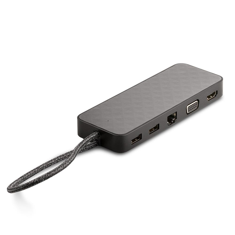 HP USB-C MINI DOCKING STATION (1PM64AA) VGA, USB, ETHERNET, HDMI