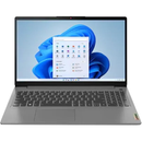 LENOVO IDEAPAD 3 15IAU7 (82RK00KXAX) i5-1235U-4.4GHz, 16GB, 512GB SSD, 15.6" FHD IPS, CAMERA, FPR, BT, WIFI, WINDOWS 11 HOME, INTEL IRIS XE GRAPHICS, GREY, 1 YEAR WARRANTY