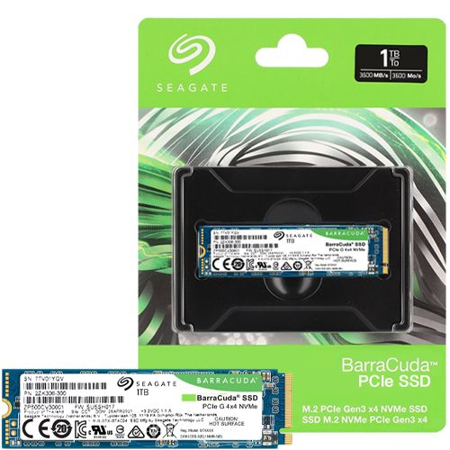 SEAGATE 1TB BARRACUDA M.2 NVME SOLID STATE DRIVE
