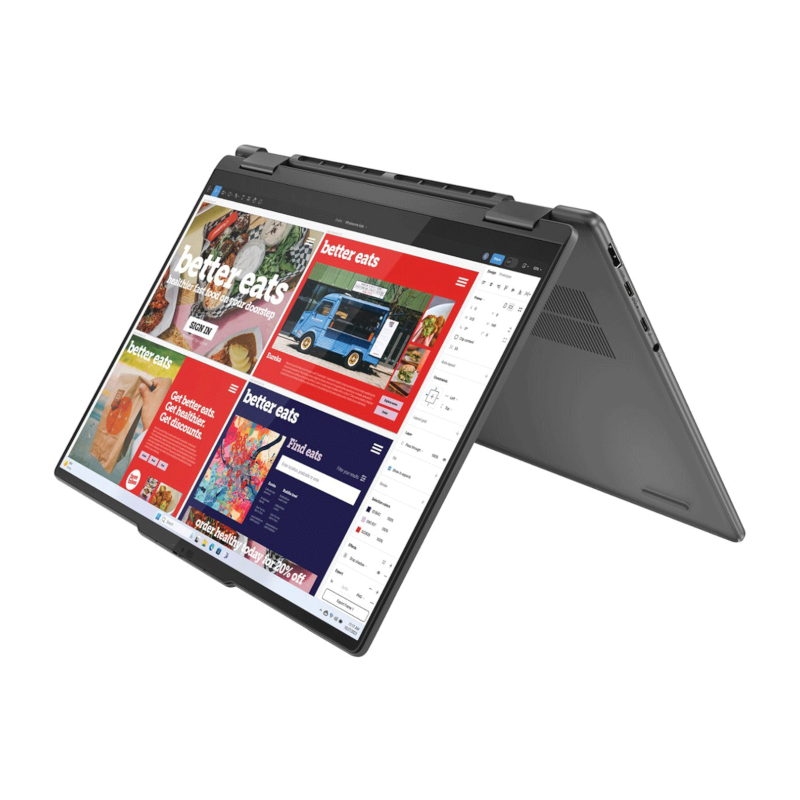 LENOVO YOGA 7 2-IN-1 14IML9 (83DJ000NAX) INTEL CORE ULTRA 7-155H-4.8GHz, 16GB, 1TB SSD, 14.0" WUXGA TOUCH, CAMERA, FPR, BT, WIFI, WINDOWS 11 HOME, INTEL ARC GRAPHICS, GREY, 1 YEAR WARRANTY