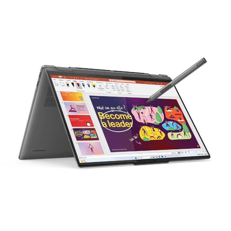 LENOVO YOGA 7 2-IN-1 14IML9 (83DJ000NAX) INTEL CORE ULTRA 7-155H-4.8GHz, 16GB, 1TB SSD, 14.0" WUXGA TOUCH, CAMERA, FPR, BT, WIFI, WINDOWS 11 HOME, INTEL ARC GRAPHICS, GREY, 1 YEAR WARRANTY