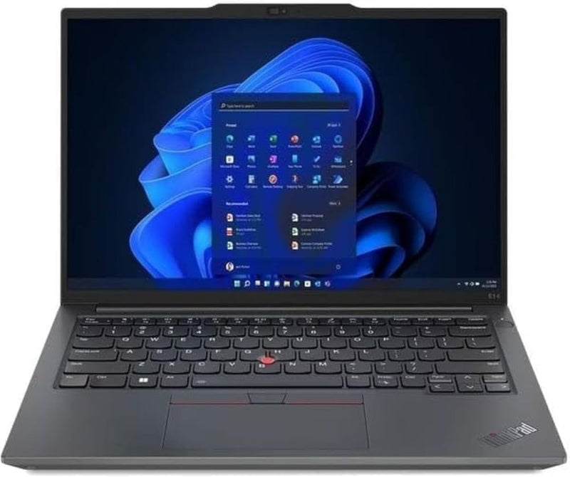 LENOVO THINKPAD E14 GEN 5 (21JR005RGQ) AMD RYZEN 5-7430U-4.5GHz, 16GB, 512GB SSD, 14" WUXGA IPS, CAMERA, BT, WIFI, DOS, INTEGRATED AMD RADEON TM GRAPHICS, BLACK, 1 YEAR WARRANTY