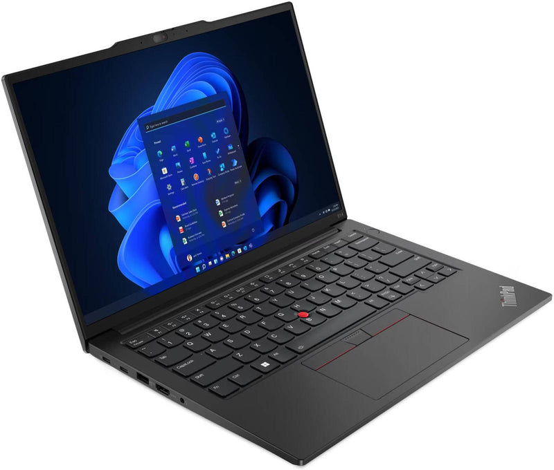 LENOVO THINKPAD E14 GEN 5 (21JR005RGQ) AMD RYZEN 5-7430U-4.5GHz, 16GB, 512GB SSD, 14" WUXGA IPS, CAMERA, BT, WIFI, DOS, INTEGRATED AMD RADEON TM GRAPHICS, BLACK, 1 YEAR WARRANTY