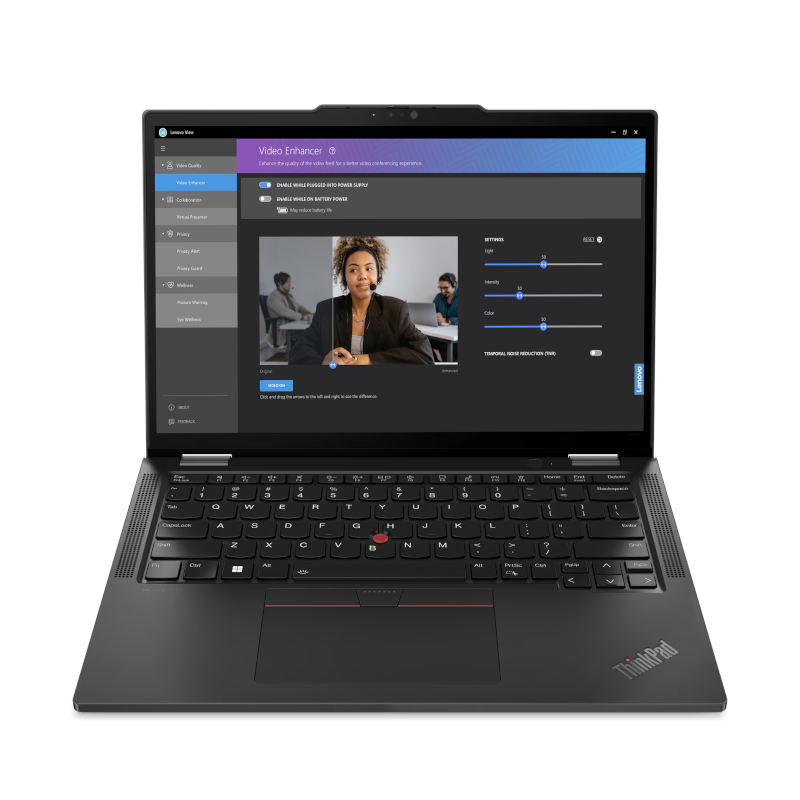 Lenovo ThinkPad X13 2-in-1 Gen5 (21LW000EGR): Intel Core Ultra 7-155U, 32GB RAM, 1TB SSD, 13.3" WUXGA IPS Touch, Intel Iris XE Graphics, Windows 11 Pro, Camera, FPR, BT, WiFi, Black, 3-Year Warranty - Dubai, UAE. Lenovo laptop Dubai, 2-in-1 laptop UAE, Intel Core Ultra laptop, WUXGA IPS laptop Dubai, Windows 11 laptop UAE, Lenovo ThinkPad UAE, Best laptop for professionals Dubai, Lenovo touchscreen laptop UAE, Lenovo laptop with camera Dubai.



