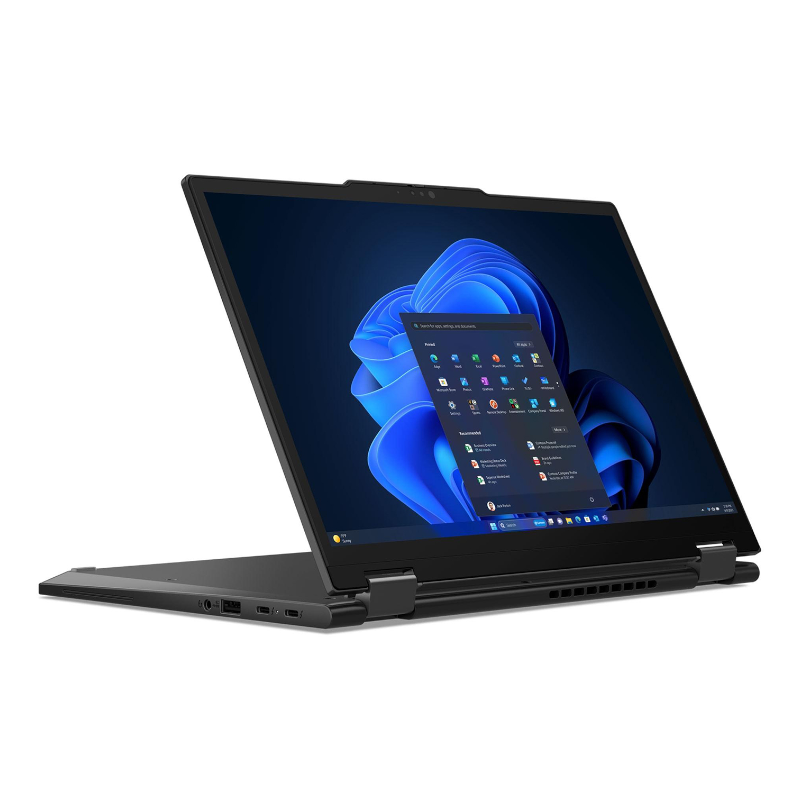 Lenovo ThinkPad X13 2-in-1 Gen5 (21LW000EGR): Intel Core Ultra 7-155U, 32GB RAM, 1TB SSD, 13.3" WUXGA IPS Touch, Intel Iris XE Graphics, Windows 11 Pro, Camera, FPR, BT, WiFi, Black, 3-Year Warranty - Dubai, UAE. Lenovo laptop Dubai, 2-in-1 laptop UAE, Intel Core Ultra laptop, WUXGA IPS laptop Dubai, Windows 11 laptop UAE, Lenovo ThinkPad UAE, Best laptop for professionals Dubai, Lenovo touchscreen laptop UAE, Lenovo laptop with camera Dubai.