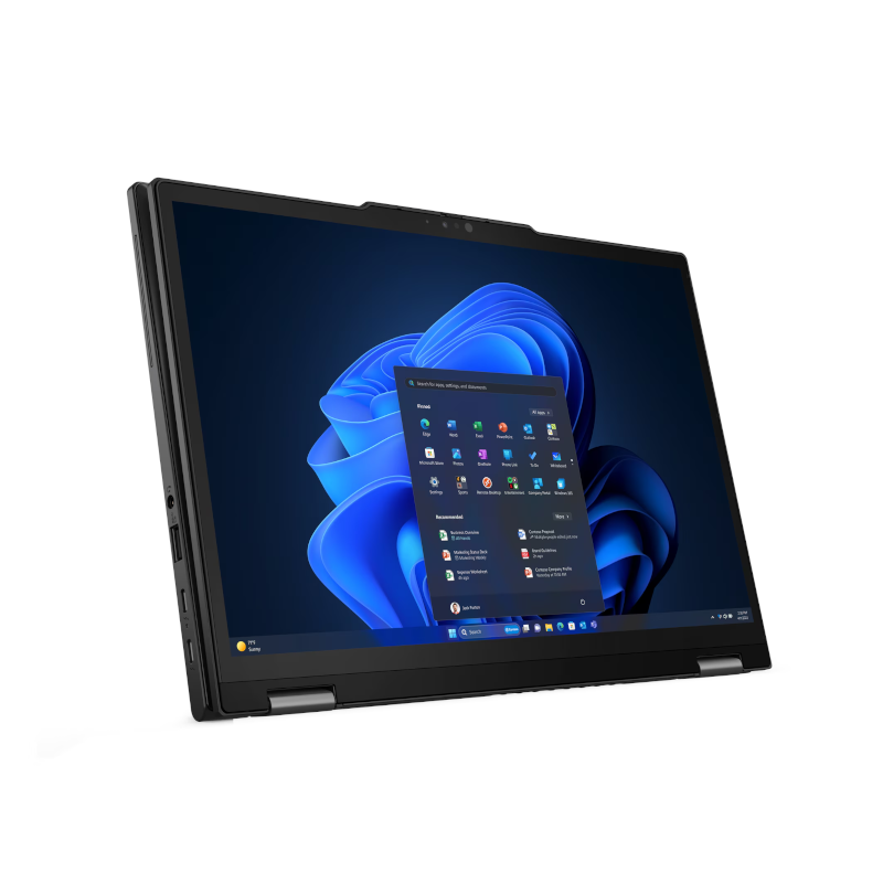 Lenovo ThinkPad X13 2-in-1 Gen 5 (21LW001XUS) – Intel Core Ultra 7-165U, 16GB RAM, 1TB SSD, 13.3" FHD Touch, Windows 11 Pro, Black