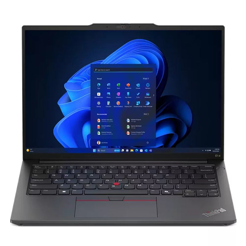 LENOVO THINKPAD E16 GEN2 (21MA001SGR) INTEL CORE ULTRA 7-155H-1.4GHz, 16GB, 512GB SSD, 16" WUXGA IPS, CAMERA, FPR, BT, WIFI, WINDOWS 11 PROFESSIONAL, INTEL ARC GRAPHICS, BLACK, 2 YEARS WARRANTY