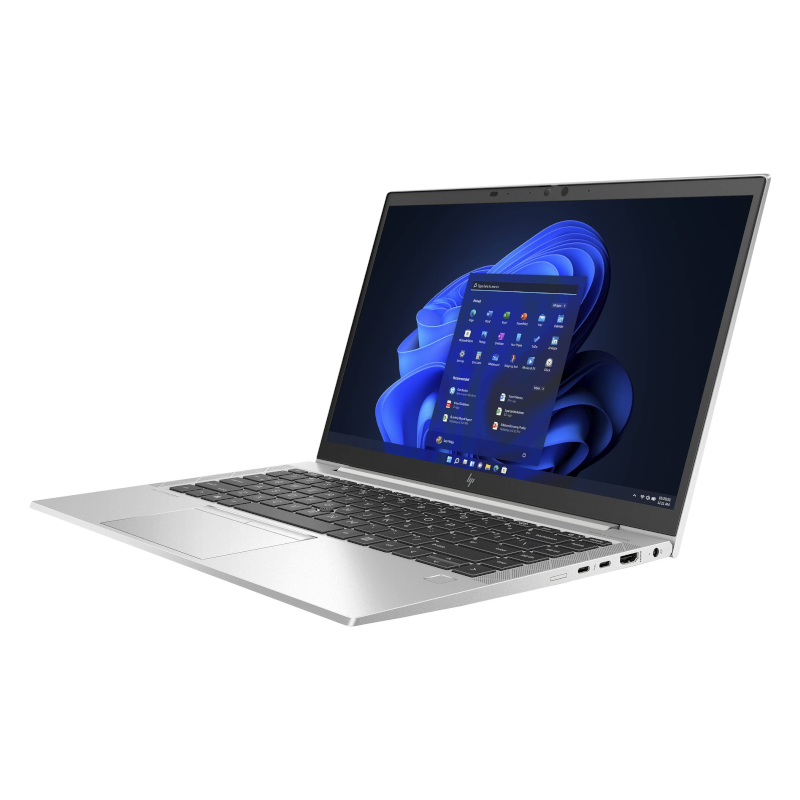 HP EliteBook 840 G8 (4Z1M0ES) | Intel i5-1145G7 2.6GHz, 8GB RAM, 256GB SSD, 14" FHD IPS Display, Intel Iris XE Graphics, Fingerprint Reader, Bluetooth, Wi-Fi, Windows 10 Professional, Silver | 3-Year Warranty