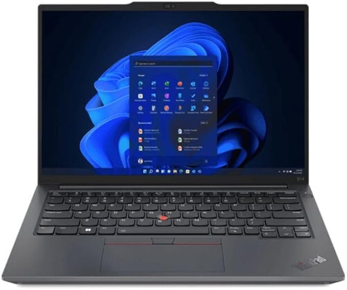 LENOVO THINKPAD E14 GEN5 (21JK009AGP) i7-1355U-5.0GHz, 8GB, 512GB SSD, 14" WUXGA IPS, CAMERA, FPR, BT, WIFI, DOS, 2GB NVIDIA GEFORCE MX550 GRAPHICS, TOPLOAD CASE, BLACK, 1 YEAR WARRANTY