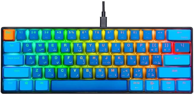 GAMERTEK GK60 MINI KEYBOARD PRO-RGBY