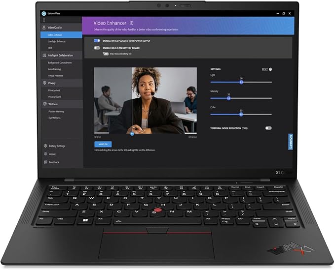 LENOVO THINKPAD X1 CARBON GEN11 (21HM000SUS) i7-1365U-5.2GHz, 32GB, 512GB SSD, 14.0" WUXGA IPS TOUCH, CAMERA, FPR, BT, WIFI, WINDOWS 11 PROFESSIONAL, INTEL IRIS XE GRAPHICS, BLACK, 1 YEAR WARRANTY