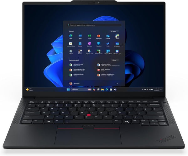 LENOVO THINKPAD E14 GEN 7 (21U2004CGR) INTEL CORE ULTRA 5 228V-4.5GHz, 32GB RAM, 512GB SSD, 14.0" WUXGA IPS, CAMERA, FPR, BT, WIFI, DOS, INTEGRATED INTEL ARC 130V GRAPHICS, BLACK, 1 YEAR WARRANTY
