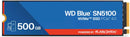 WESTERN DIGITAL 500GB SN5100 NVME BLUE SOLID STATE DRIVE