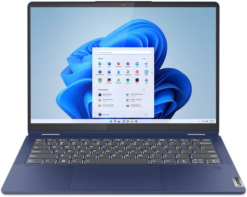 LENOVO IDEAPAD FLEX 5 14ABR8 (82XX005DAX) R5-7530U-4.5GHz, 8GB, 512GB SSD, 14.0" WUXGA IPS TOUCH, CAMERA, FPR, BT, WIFI, WINDOWS 11 HOME, AMD RADEON GRAPHICS, GREY, 1 YEAR WARRANTY