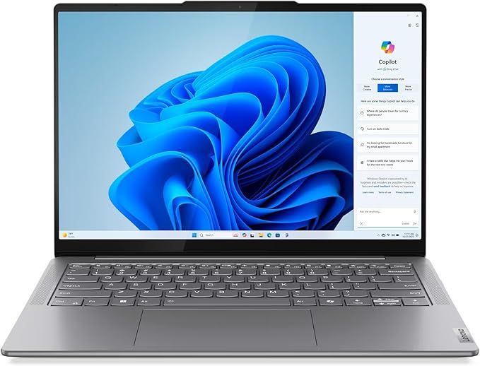 LENOVO SLIM 7 14IMH9 (83D80003US) INTEL CORE ULTRA 7-155H 1.4GHz, 32GB, 1TB SSD, 14.0" WUXGA OLED TOUCH, CAMERA, BT, WIFI, WINDOWS 11 HOME, INTEL ARC GRAPHICS, GREY, 1 YEAR WARRANTY