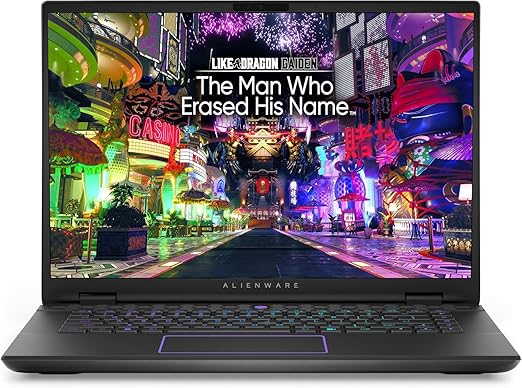 DELLDELL ALIENWARE M16 R2 (NBDELLALIEM16/U7161TBW) INTEL CORE ULTRA 7-155H-4.8GHz, 16GB, 1TB SSD, 16" QHD, CAMERA, BT, WIFI, WINDOWS 11 HOME, 8GB NVIDIA GEFORCE RTX 4070 GRAPHICS, BLACK, 1 YEAR WARRANTY