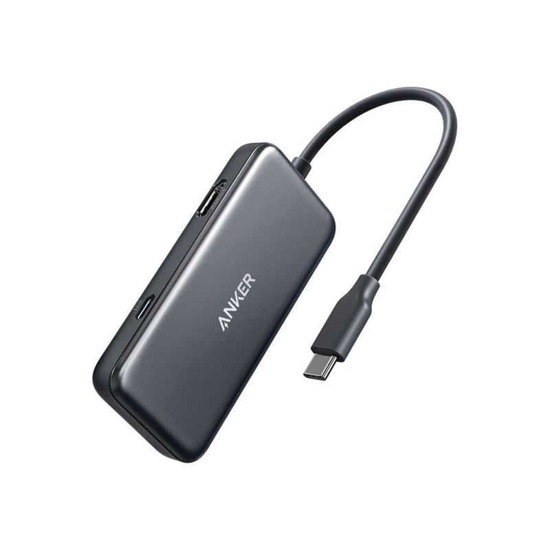 Anker PowerHub Premium 3-in-1 USB-C Hub with Power Delivery - Grey (A8335HA1)