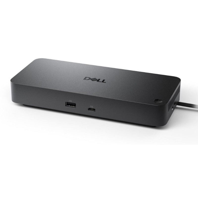 Dell computer docking station on a white background
