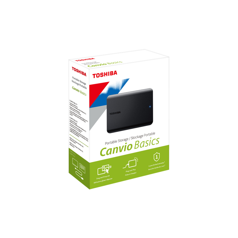 Toshiba Canvio Basics Portable Hard Drive