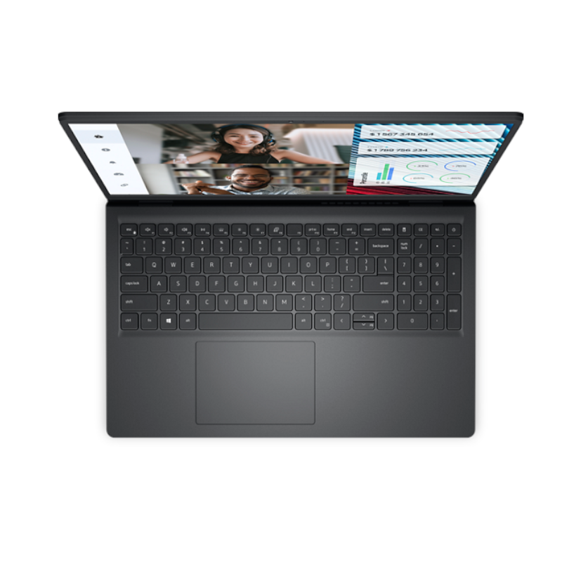 DELL VOSTRO 3520 (NBDELLVOS3520I78512GBW) i7-1255U-4.7GHz, 8GB, 512GB SSD, 15.6" FHD, CAMERA, BT, WIFI, WINDOWS 11 PROFESSIONAL, INTEL UHD GRAPHICS, BLACK, 1 YEAR WARRANTY