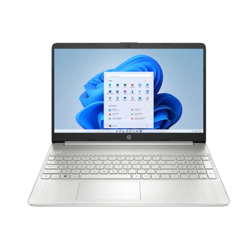 HP Laptop 15s-FQ5340TU (9R168PA) | Intel i3-1215U 4.4GHz, 8GB RAM, 256GB SSD, 15.6" FHD Display, Intel UHD Graphics, Bluetooth, Wi-Fi, Windows 11 Home, Silver | 1-Year Warranty