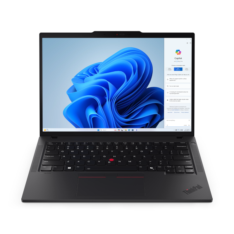 LENOVO THINKPAD T14S GEN5 (21LS000DGR) INTEL CORE ULTRA 7-155U-4.8GHz, 32GB, 512GB SSD, 14" WUXGA , CAMERA, FPR, BT, WIFI, WINDOWS 11 PROFESSIONAL, INTEL IRIS XE GRAPHICS, BLACK, 3 YEARS WARRANTY