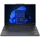 LENOVO THINKPAD E16 GEN1 (21JN00CKGP) i7-13700H-5GHz, 16GB, 512GB SSD, 16" WUXGA IPS, CAMERA, FPR, BT, WIFI, DOS, INTEL IRIS XE GRAPHICS, TOPLOAD CASE, BLACK, 1 YEAR WARRANY