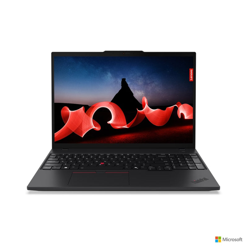 LENOVO THINKPAD T16 GEN3 (21MN000DGR) INTEL CORE ULTRA 7-155U-4.8GHz, 16GB, 512GB SSD, 16" WUXGA IPS, CAMERA, FPR, BT, WIFI, WINDOWS 11 PROFESSIONAL, INTEL IRIS XE GRAPHICS, BLACK, 3 YEARS WARRANTY