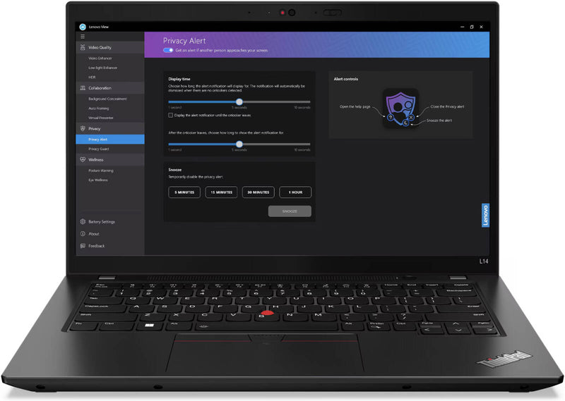 LENOVO THINKPAD E14 GEN 7 (21SX001EGR) ULTRA 5-225U-4.8GHZ, 8GB, 512GB SSD, 14" WUXGA IPS, CAMERA, FPR, BT, WIFI, DOS, INTEGRATED INTEL GRAPHICS, BLACK, 1 YEAR WARRANTY