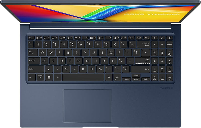 ASUS VIVOBOOK X1404VA-I512256 (90NB10I1-M016B0) i5-1334U-4.6GHz, 12GB (4GB+8GB ONBOARD), 256GB SSD, 14" FHD IPS (PRECISION TOUCHPAD WITH NUMBER PAD), CAMERA, BT, WIFI, WINDOWS 11 HOME, INTEL IRIS XE GRAPHICS, BLUE, 1 YEAR WARRANTY