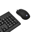HP KM100 Wired Keyboard and Mouse Combo (1QW64AA) – USB Desktop Keyboard & Optical Mouse