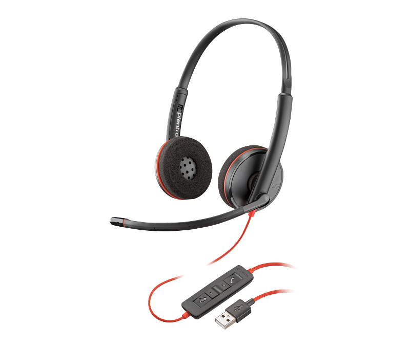 POLY (80S02A6) BLACKWIRE 3220 STEREO USB-A HEADSET