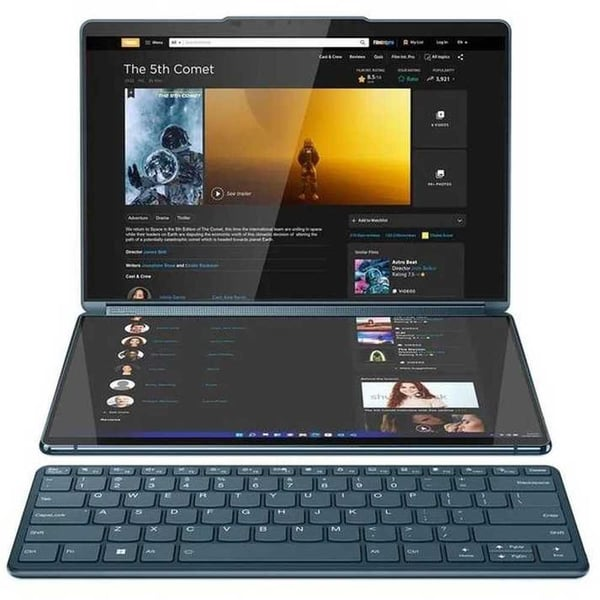 LENOVO YOGA9 13IRU8 (82YQ0025AX) i7-1355U-5.0GHz, 16GB, 1TB SSD, 13.3" 2.8K OLED TOUCH, CAMERA, FPR, BT, WIFI, WINDOWS 11 HOME, INTEL IRIS XE GRAPHICS, BLACK, 2 YEAR WARRANTY