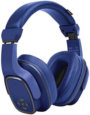 Promate (CORVIN) 2-IN-1 High Defination Wireless Headphone With Speaker Blue