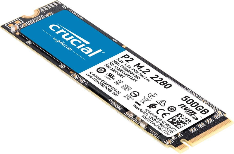 Crucial P2 500GB NVMe M.2 Solid  State  Drive