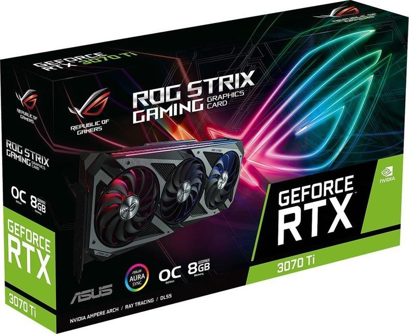 Asus Rog Strix RTX 3070TI 8GB Gaming Graphics 90YV0GW0-M0NA00